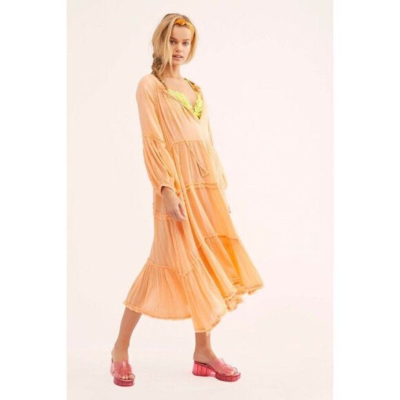 NEW FREE PEOPLE ENDLESS SUMMER IN THE MOMENT DRESS - Picture 1 of 3